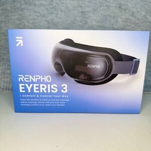 RENPHO Eyeris 3 Eye Massager with Heat Cooling Gel Mask Voice Control R-G010V